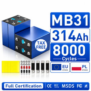 Batterie LiFePO4 2026 Classe A EV MB31 314Ah, 8000 cycles, 3.2V 330Ah 340Ah, cellule de batterie au phosphate de fer et de lithium pour ESS UE Pologne - Product Image 1