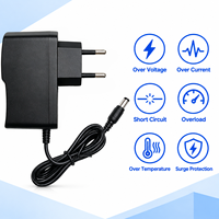 Alimentation électrique AC/DC 12V 1A 12W avec prise EU, adaptateur mural pour fournitures pour animaux de compagnie et enceintes intelligentes, personnalisation professionnelle