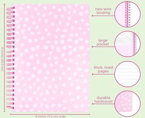 Cuaderno Espiral Económico 2025 para Estudiantes, Mini Libreta de Ejercicios, Agenda - Product Image 3