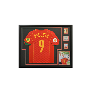 33 ''x 41'' Venta caliente Sports Jersey Shadow Box Vitrina Gabinete Madera maciza Marco DE FOTOS negro personalizado - Product Image 5