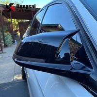 Carcasas de Espejos Laterales Estilo M en Negro Brillante para BMW Serie 1 2 3 4 F20 F22 F30 F32 F36 E84 09-22, ABS Inyectado, Par