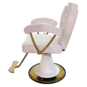 Silla de peluquería para celebridades de internet, silla de peluquería especializada de acero inoxidable, elevable y plegable, para peluquerías y barberías - Product Image 2