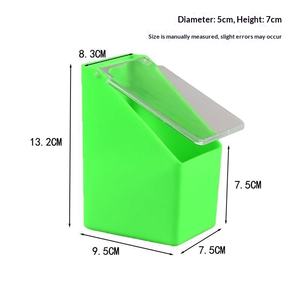 Suministros para mensajeros de aves - Caja de comida cubierta para evitar derrames y salpicaduras - Caja colgante para palomas - Product Image 4