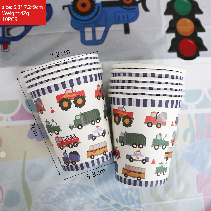 Tasses de papier * 10 pcs
