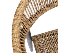 Usine de Guangzhou Offre Spéciale moderne fauteuil en rotin chaise de jardin extérieur intérieur chaise en corde
