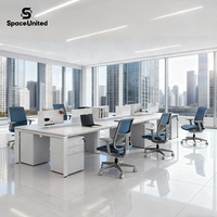 Chaise de bureau ergonomique de haute qualité en tissu extensible de conception moderne SpaceUnited, chaise de bureau confortable pour cadre