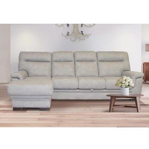 SALOON FLAVIA CON PENINSULA SINISTRA IN TESSUTO GRIGIO CHIARO - Product Image 1