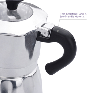 Voyage Mini Portable En Aluminium Espresso Café Moka Pot <span class=keywords><strong>Professionnel</strong></span> Espresso Cafetière - Product Image 5