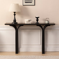 Nouvelle table console en bois massif de style chinois, en noyer noir d'Amérique du Nord, design moderne et simple pour l'entrée et le salon