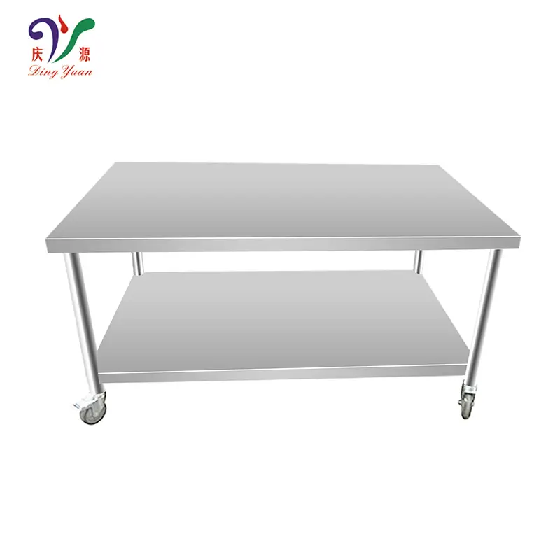 commercial kitchen equipment strong and durable stainless steel industrial work table