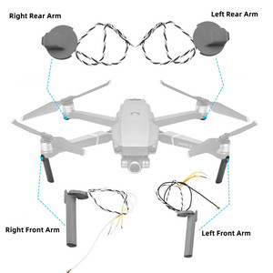 Repuesto Original para Mavic 2, Brazo Delantero con Antena y Cubierta Trasera para Mavic 2 Pro/Zoom, Piezas de Reparación para Drones, 50g Estándar - Product Image 2