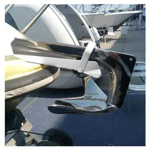 Casting Factory Marine Hardware Boat Anchor Stainless Steel Folding Bruce Plough Anchor Kayak Ship Anchors For Sale