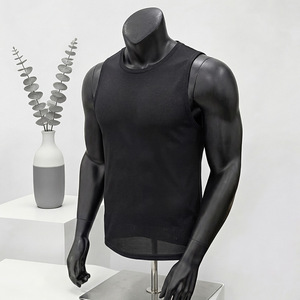 Mens Mesh Tank <b>Top</b> Sleeveless Workout <b>Vest</b> Quick Dry Breathable Training Shirt Gym Sports Wear - Product Image 1