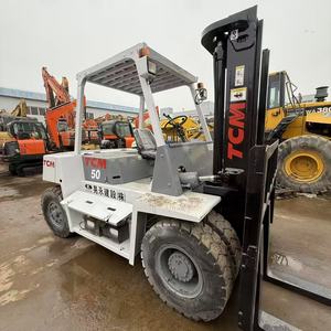Used TCM FD50 Diesel <b>Forklift</b> 5 Ton Japanese with Engine Gearbox Pump Motor & Bearing for Port and Warehouse - Product Image 5