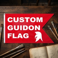 Drapeau de club de football personnalisé 3x5FT en polyester, imprimé numériquement pour événements promotionnels et usage commercial en extérieur