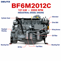Prix usine Moteur diesel Deutz BF6M2012C BF6M2012 121 kW 2100 tr/min 6,06 L pour niveleuse, rouleau compresseur, chargeuse