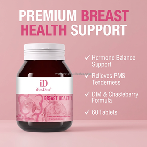 Suplemento Premium para <span class=keywords><strong>la</strong></span> Salud Mamaria en Mujeres, Complejo para el Equilibrio Hormonal y Bienestar con Hierbas Naturales, 60 Tabletas - Product Image 1