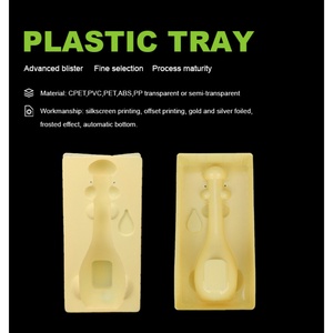 Barquette en plastique PVC jetable personnalisée avec flocage intérieur, emballage blister sur mesure pour vin rouge - Product Image 2