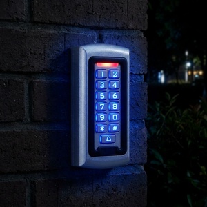 Clavier autonome étanche IP68 TDS603 avec contrôle d'accès RFID, boîtier métallique, rétroéclairage bleu, Wiegand26, carte mémoire pour extérieur - Product Image 2