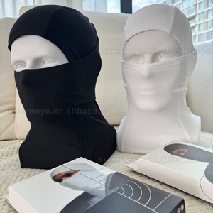 Unisex Đầy Đủ Mặt Trượt Tuyết Mặt Nạ Thoải Mái Balaclava Một Lỗ Thoáng Khí Windproof Đi Xe Đạp Leo Núi Mũ Thể Thao Trắng Trượt Tuyết Mặt Nạ - Product Image 4