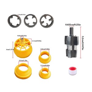 Reparador de Roscas de Tuberías de 4/6 Pulgadas, Herramienta de Roscado de Doble Cabeza para Tuberías de PPR y PVC, Restaurador de Roscas de Tuberías - Product Image 1