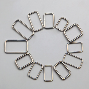 Hebillas Cuadradas de Alambre Metálico para Bolsos, Accesorio de Hardware Ajustable y Duradero, Hecho en Zhejiang - Product Image 1