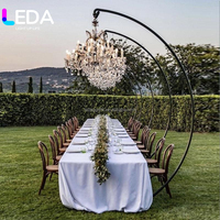 Support de lustre LEDA pour extérieur, 10 pieds, support de fond d'arche, support de lustre pour décoration de mariage