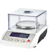 Balance analytique de haute précision 0,01 g ZJL-809B avec plateau en acier inoxydable et pare-brise transparent pour laboratoire, bijouterie, pharmacie