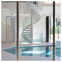 Escalier en spirale extérieur résistant aux intempéries Prima, escaliers en spirale métalliques pour terrasse extérieure