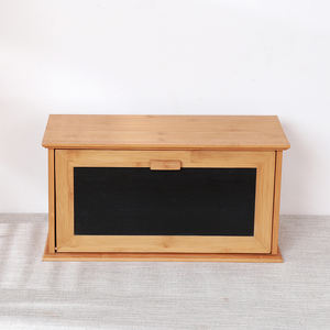 กล่องเก็บขนมปังไม้ไผ่ทรงสี่เหลี่ยมผืนผ้าสำหรับบ้านและห้องครัวหรูหราคลาสสิกแบบอเนกประสงค์ - Product Image 3