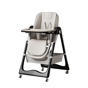 <span class=keywords><strong>Chaise</strong></span> <span class=keywords><strong>haute</strong></span> pour enfant Réglage du dossier à 4 positions Réglage de la hauteur à 7 positions Roues pivotantes avec freins Panier de rangement <span class=keywords><strong>Harnais</strong></span> de sécurité - Product Image 2