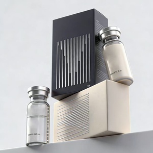 マットラミネート加工バイアルボックス、2本入り硬質紙製パッケージ - Product Image 1