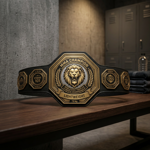 เข็มขัดแชมป์ MMA โลกศิลปะการต่อสู้แบบผสมผสาน เข็มขัดแชมป์ศิลปะการต่อสู้แบบกำหนดเอง รุ่นเฮฟวี่เวท รุ่นไลท์เวท สำหรับผู้ใหญ่ - Product Image 3