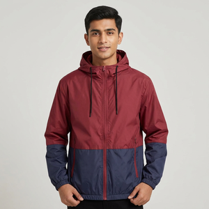 Custom <b>Men's</b> Winter Hooded Windproof Breathable Waterproof Canvas Stand Collar Front Casual Outdoor <b>Jacket</b> - Product Image 1