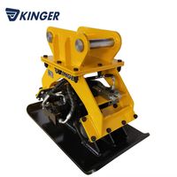 Compacteur hydraulique réversible vibrant pour excavatrice, pour le compactage du béton, du sol et des terrains