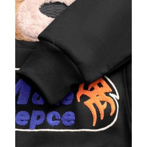 Sweat-shirt à capuche pour homme FOXA, avec broderie d'appliqué ours, poche, tricoté, streetwear, sweat-shirt graphique - Product Image 6