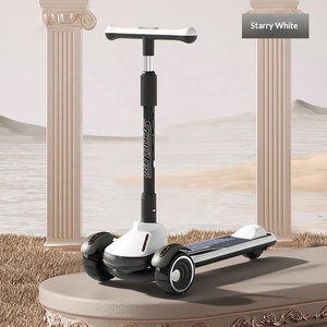 Trottinette pour enfants sans pédales, pliable, à glisse fluide, avec musique et lumières, pour les enfants de 3 à 6 ans - Product Image 6