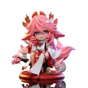 15CM Genshin Impact Hutao Yae Miko Ganyu <span class=keywords><strong>Kamisato</strong></span> Ayaka Recueillir Cadeau Jouet Figurine Statue Anime PVC Figure Jouet - Product Image 1