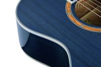 Guitare acoustique chinoise de 40 pouces, couleur bleue personnalisée, instrument de musique à vendre