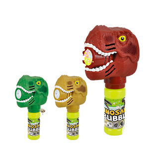 MILI Bubble Machine Magic Children's Dinosaur Head Bubble Shooter Gun Juguete Máquina <span class=keywords><strong>de</strong></span> plástico <span class=keywords><strong>de</strong></span> burbujas <span class=keywords><strong>de</strong></span> jabón para niños - Product Image 1