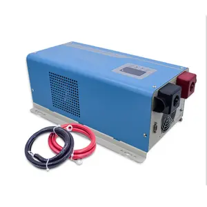 Solar power 12V 24V 48V to 220V 4000W off grid pure sine wave inverter with charging function