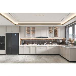 Armoires de cuisine en bois massif, designs en bois de frêne, cuisine modulaire équipée, design moderne, armoires de cuisine complètes en bois, armoires de cuisine en bois - Product Image 3