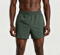 Shorts de sport pour hommes en polyamide, nylon et élasthanne, 150-220 GSM, séchage rapide, imperméables, coupe-vent, avec poche arrière, certifiés TUV, pour la course et l'entraînement, vente en gros ODM/OEM