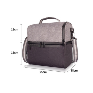 Wholesale Custom Logo Double Layer Leakproof Picnic Outdoor <b>Camping</b> Food Beverage <b>Storage</b> Bag Thermal Soft Cooler Bag - Product Image 2