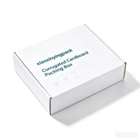 Cartone ondulato pieghevole imballaggio regalo scatola Kraft scatole di spedizione personalizzate con confezione Logo