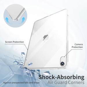 Étui transparent antichoc avec airbag pour tablette <span class=keywords><strong>iPad</strong></span> Air 11, Air <span class=keywords><strong>5</strong></span>, 4, Pro 11, <span class=keywords><strong>iPad</strong></span> 10e, 11e génération (A16), <span class=keywords><strong>iPad</strong></span> 9e, 8e, 7e génération 10,2 pouces - Product Image 2