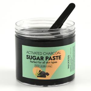 Campione gratuito 100% Formula naturale Gel attivo carbone depilazione <span class=keywords><strong>pasta</strong></span> di <span class=keywords><strong>zucchero</strong></span> <span class=keywords><strong>cera</strong></span> per assorbire le tossine della pelle - Product Image 4