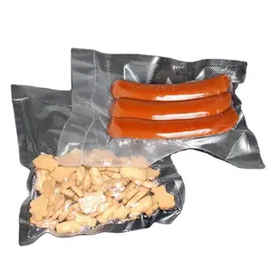 투명 양각 진공 3 사이드 씰 가방 나일론 적층 열 씰 Mylar 가방 고기 야채 해산물 과일 플라스틱 포장