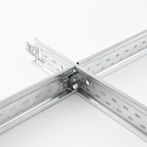 Fournisseur direct d'usine en gros, profilé <span class=keywords><strong>de</strong></span> plafond en acier galvanisé en forme <span class=keywords><strong>de</strong></span> T, ignifuge, résistant à la corrosion, installation facile pour - Product Image 4