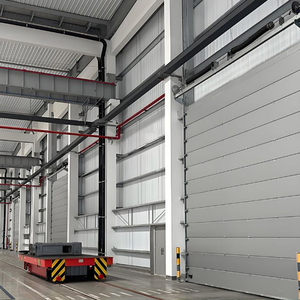 <span class=keywords><strong>Porte</strong></span> <span class=keywords><strong>sectionnelle</strong></span> industrielle rouge de Fire-Engine <span class=keywords><strong>pour</strong></span> caserne de pompiers, isolation, coupe-feu, résistant au vent, OEM - Product Image 6